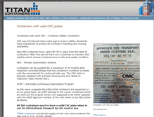 Tablet Screenshot of csccontainers.com